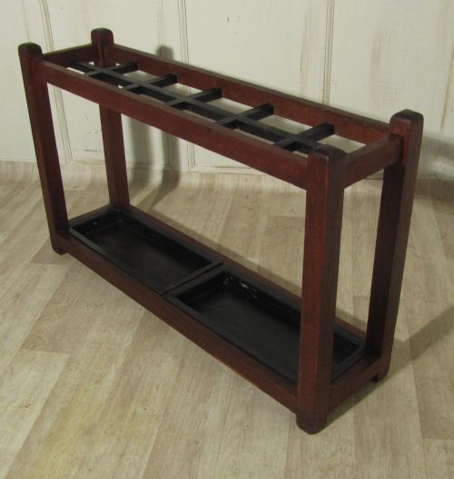 fig 1. A Large Mahogany Stick or Umbrella Hall Stand