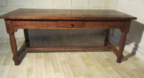 Early 19th Century Large French Oak Table