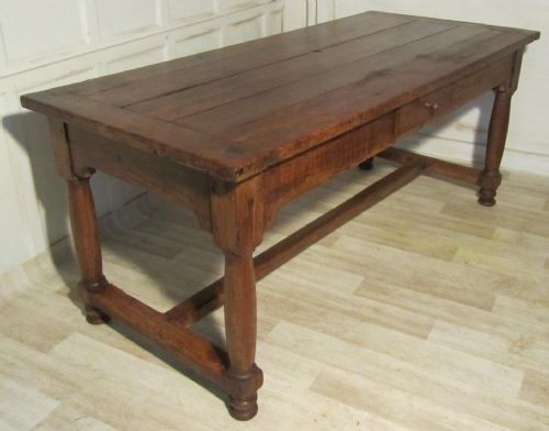 fig 1. Early 19th Century Large French Oak Table