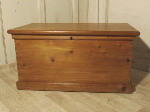 A Large Victorian Pine Blanket Box or Coffee Table