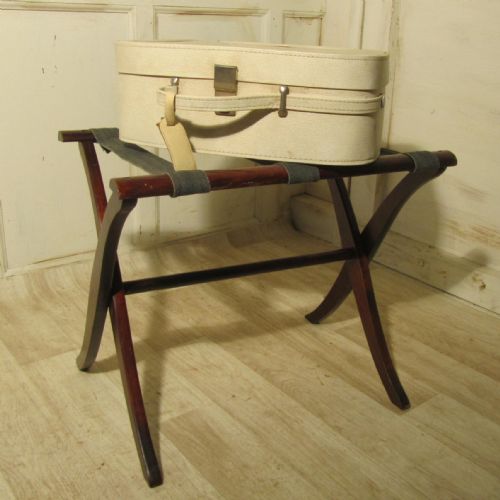 A Victorian Folding Luggage Rack