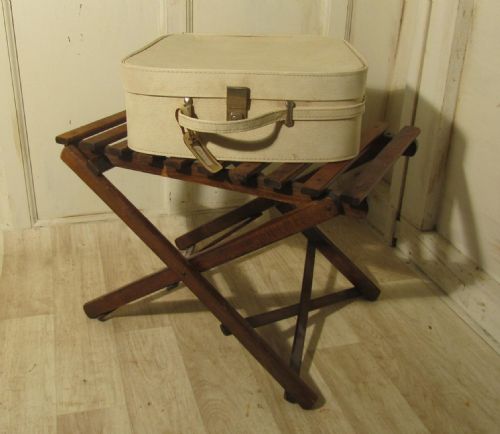 A Victorian Folding Luggage Rack