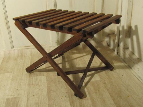 fig 1.  A Victorian Folding Luggage Rack