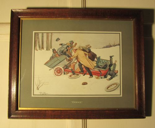 Set of 4 Framed Prints by Robert Pillard