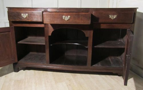 fig 1. Georgian Oak Dog Kennel Dresser Base