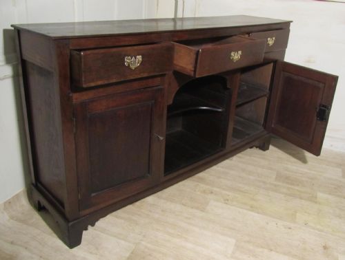fig 2. Georgian Oak Dog Kennel Dresser Base
