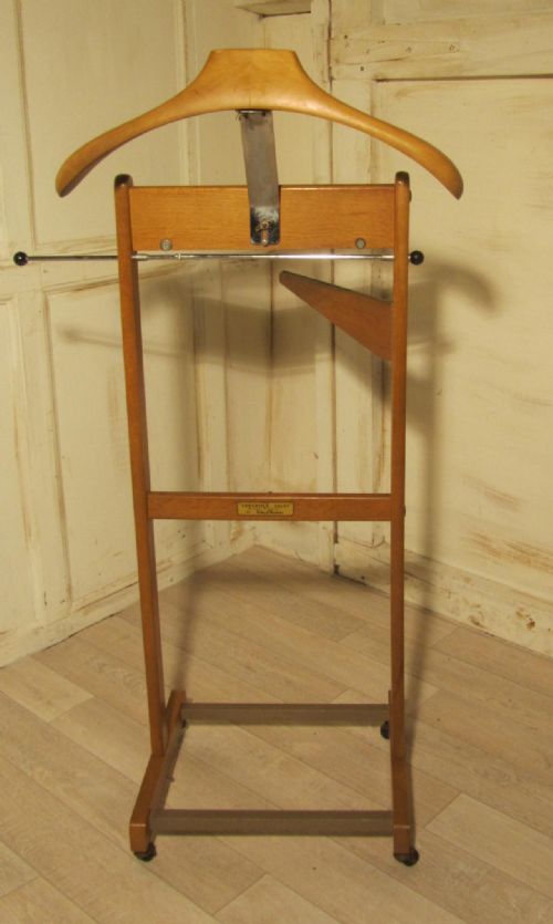 fig 2. Art Deco Gentleman’s Suit Hanger or Night Stand, the Versatile Valet, by Corby of Windsor