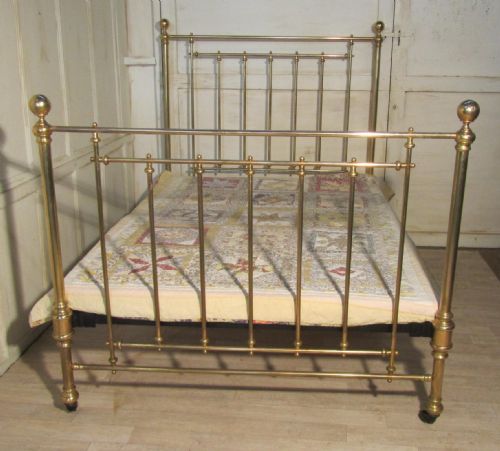 Superb Victorian Brass Double Bed