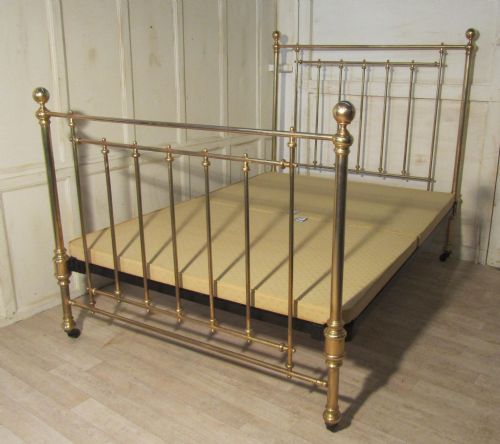 fig 1. Superb Victorian Brass Double Bed