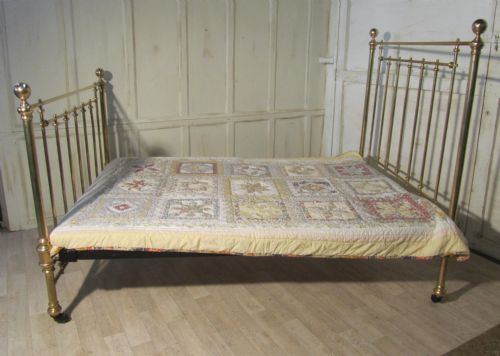 fig 2. Superb Victorian Brass Double Bed