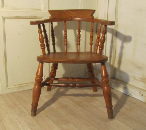 fig 2. Elm Smokers Bow Office or Desk Chair