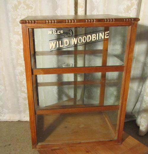 fig 2. A Tobacconist’s Cigarette Display Cabinet Shop Display