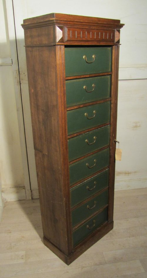 fig 1. A Tall French Box Filing Cabinet, Wellington Chest