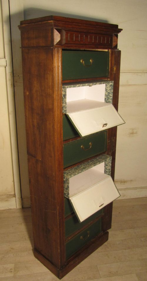 fig 2. A Tall French Box Filing Cabinet, Wellington Chest