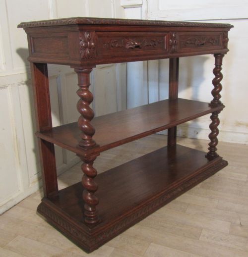 fig 1. A Victorian Carved Oak buffet.