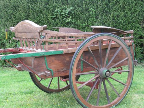 fig 2. Wooden Horse Drawn Delivery Cart