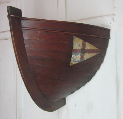 fig 1. Rowing Club Trophy, Clinker Bow from a Racing Skiff
