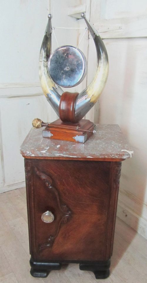 fig 2. Art Deco Animal Horn Table Gong