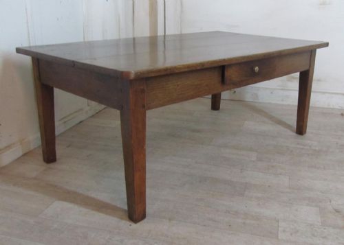 19th French Oak Farmhouse Coffee Table
