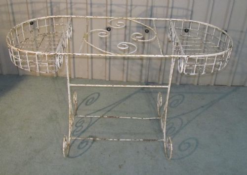 fig 1. A Superb Large Victorian Wire Work Plant Stand