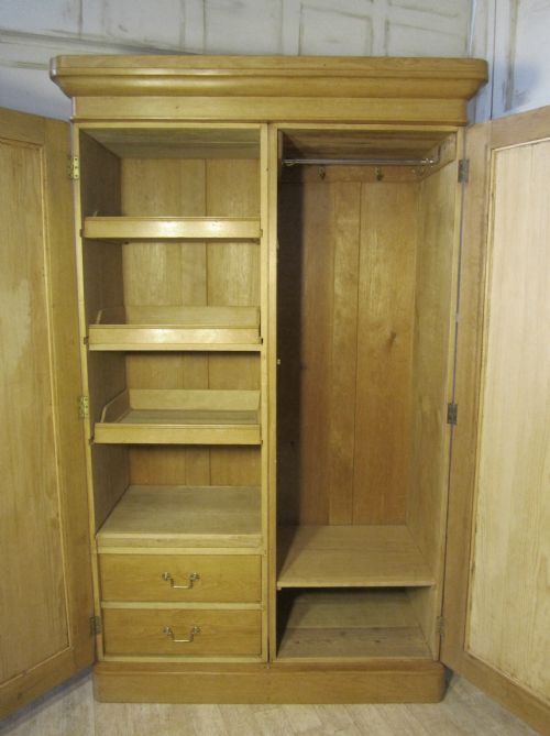 fig 2. A Victorian Stripped Pine Wardrobe Compactum