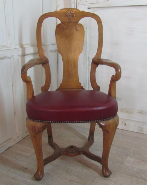 Art Deco Desk Chair, Ships Board Room or Office Chair