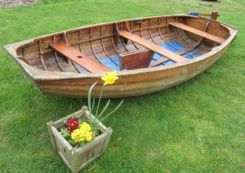Charming Clinker Sailing Dinghy, Marine Display Boat
