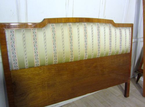 fig 1. French Art Deco Upholstered Double Bed