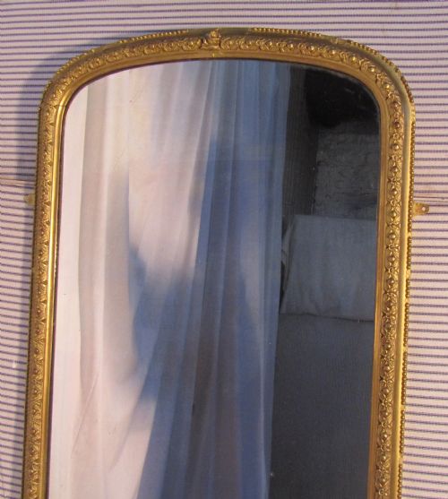 fig 1. A Large Gilt Console Mirror