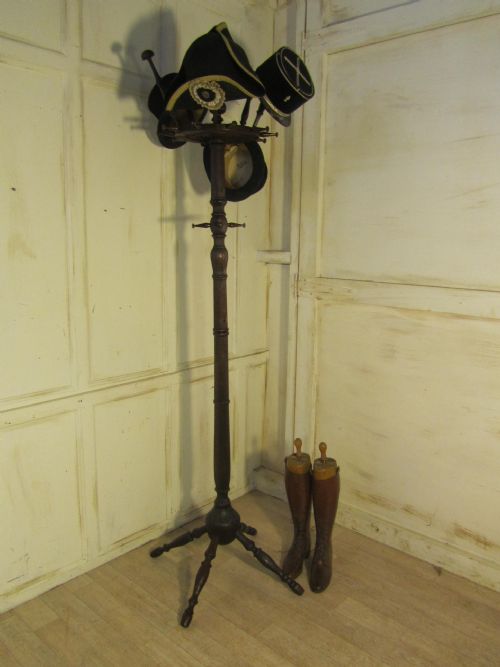 19th Century Rustic Pine Hall Stand, Hats Coats and Umbrellas