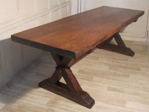Early 19th Century Rustic Oak Refectory Table