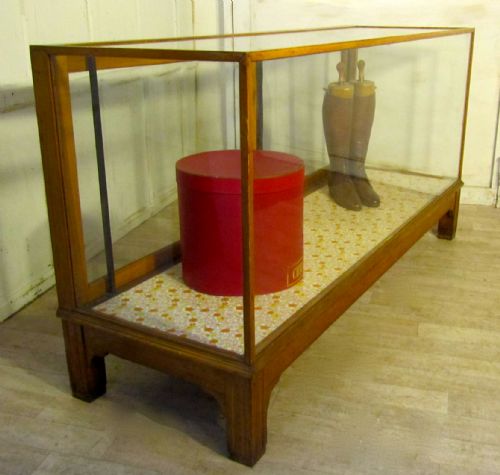 fig 1. Vintage Art Deco Haberdashery Shop Counter, Shop Display