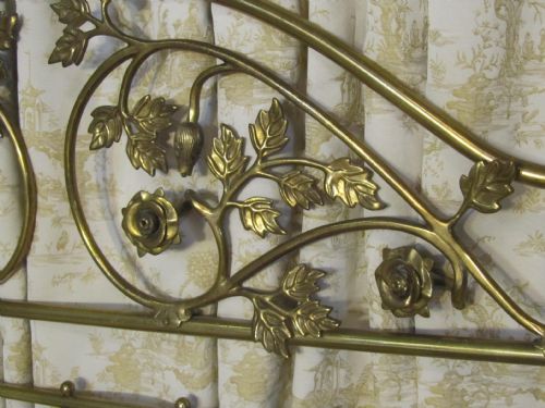 fig 2. Victorian Brass Four Poster Super Kingsize 6ft Double Bed