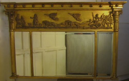 Regency Gilt Mirror or Over Mantle