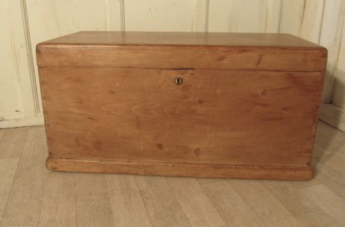 A Large Victorian Pine Blanket Box or Coffee Table