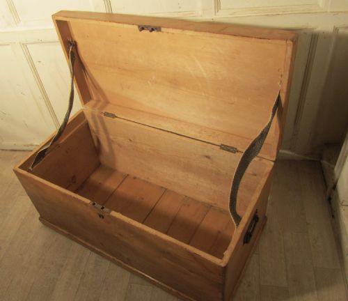 fig 2. A Large Victorian Pine Blanket Box or Coffee Table