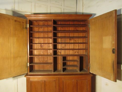 fig 2. Pine School Cupboard, Housekeepers or Estate Cupboard