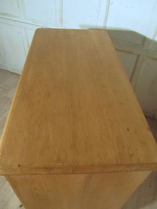 fig 2. A large Victorian Stripped Pine Chest of Drawers