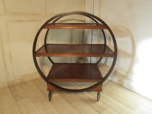 A Superb Art Deco 3 Tier Tea Trolley