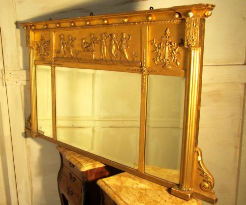 fig 2. Regency Gilt Mirror or Over Mantle