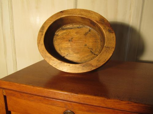 fig 1. French Fruit Wood Hat Block Milliners Form