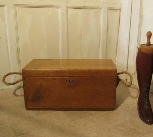 fig 2. Victorian Pine Carpenters Box or Sea Chest