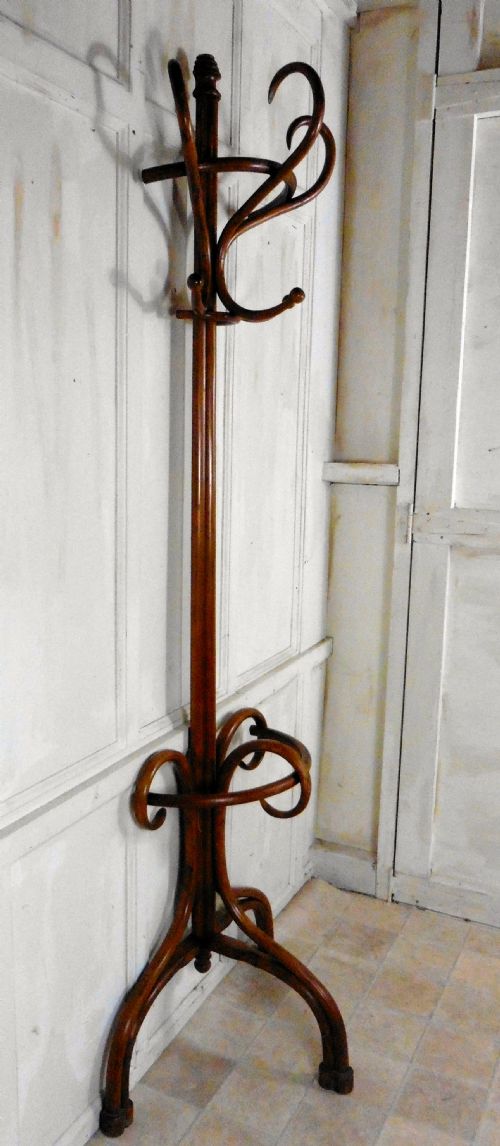 fig 1. 19th Century Thonet Bent Wood Hall Stand
