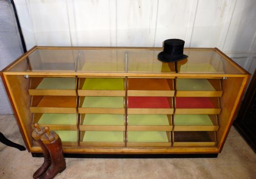 fig 1. Retro Haberdashery Shop Counter, Shop Display