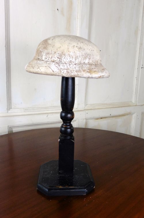 fig 2. Vintage 19th Century Hat Block Stand, shop display
