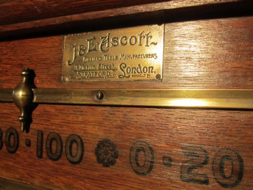 fig 1. A Victorian Mahogany Snooker Scorer