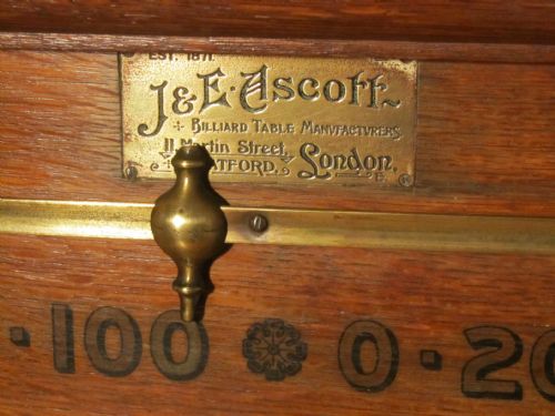 fig 2. A Victorian Mahogany Snooker Scorer