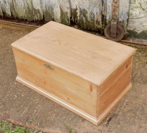 Victorian Pine Blanket Box or Coffee Table