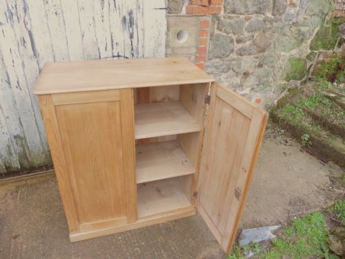 fig 2. A 19th Century Stripped Pine Cupboard