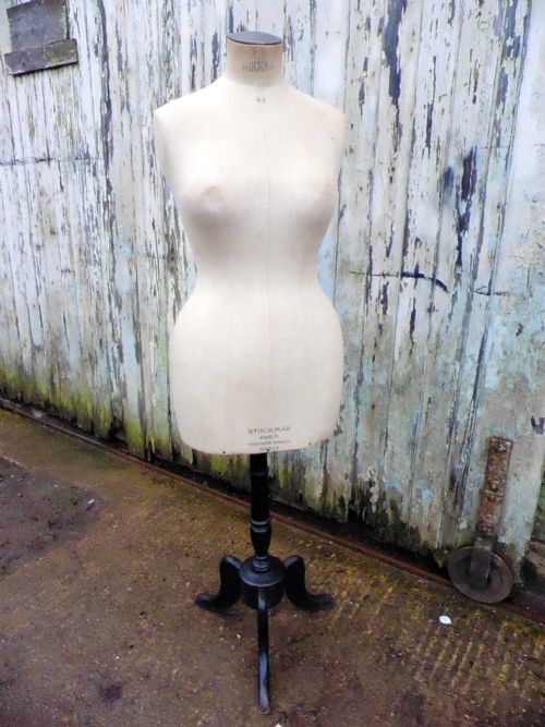 fig 1. A Vintage Stockman Mannequin or Tailors dummy
